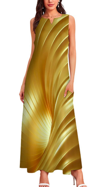 Puccelli Golden designer dress